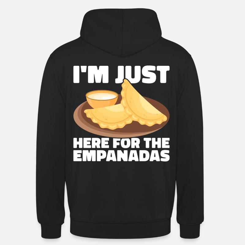 Empanada Dumpling Espagnol Mexicain - Sweat-shirt à capuche unisexe - noir