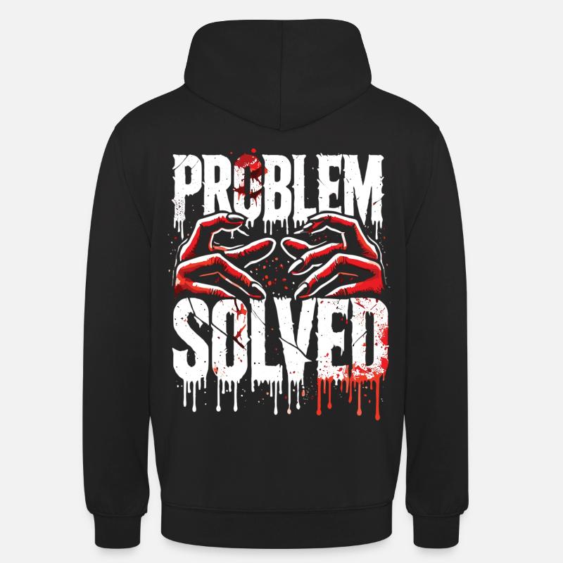 Shocking Solution - Problem Solved - Unisex Hoodie - black