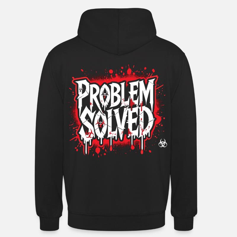 Shocking Solution - Problem Solved - Unisex Hoodie - black