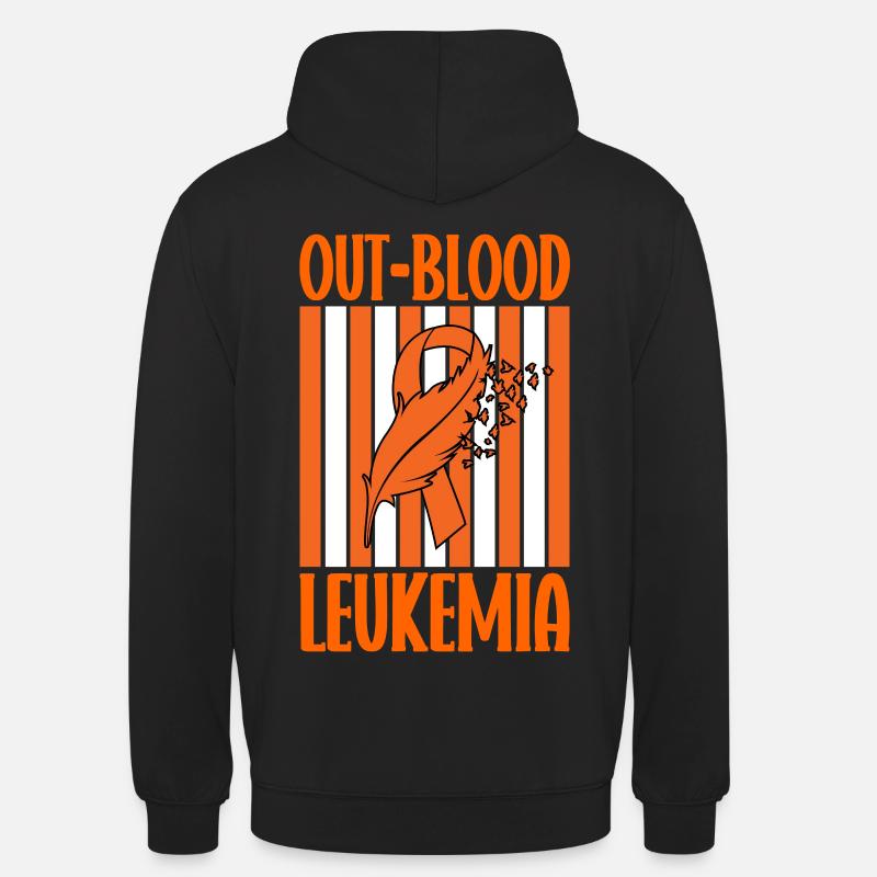 Leukämie Bewusstsein Blutkrebs Bekämpfung - Unisex Hoodie - Schwarz