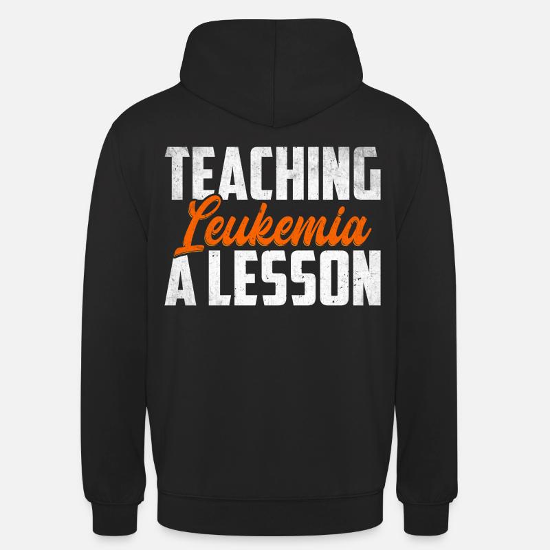 Leukämie Bewusstsein Blutkrebs Bekämpfung - Unisex Hoodie - Schwarz