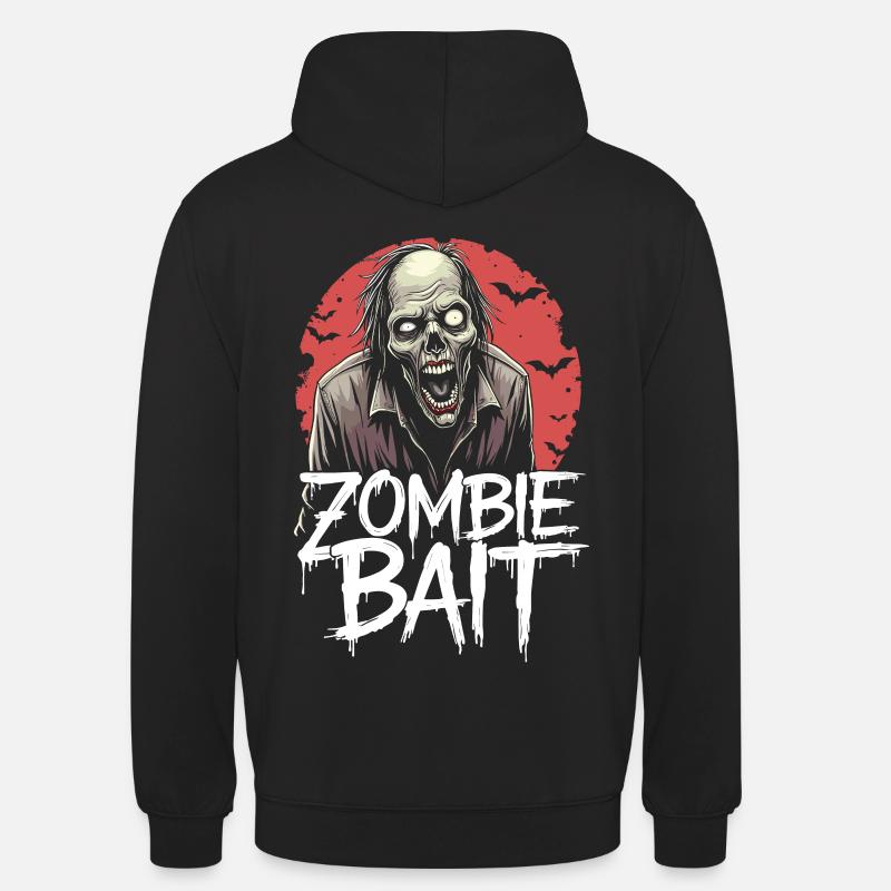 Conception de zombie d’Halloween - Sweat-shirt à capuche unisexe - noir