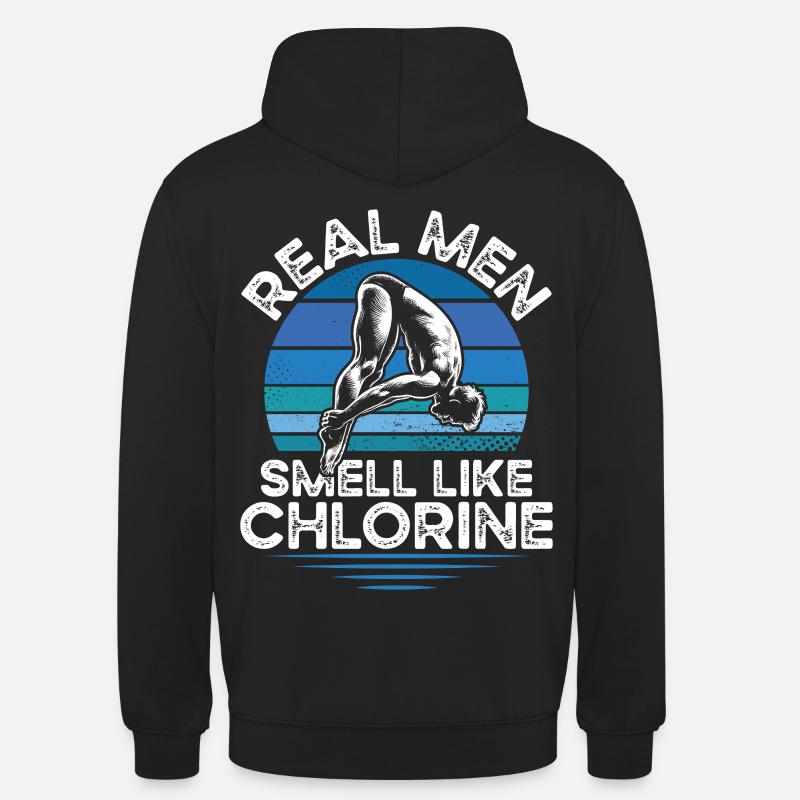 Tremplin Plongée Plongée Plongeurs - Sweat-shirt à capuche unisexe - noir