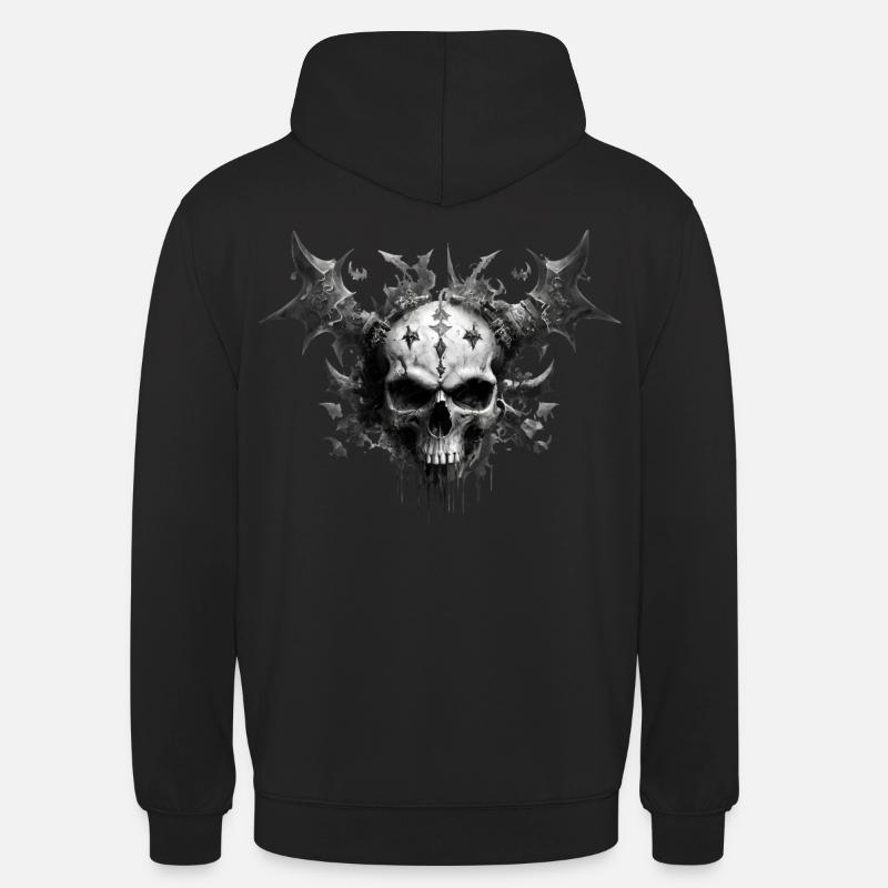 SchädelKO - Unisex Hoodie - Schwarz