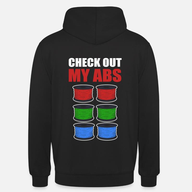 Impression 3D Amateurs d’impression 3D Machine d’imprimante 3D - Sweat-shirt à capuche unisexe - noir