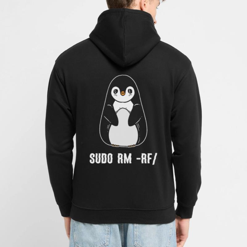sudo rm rf / Programmeur informatique Linux Sweat-shirt à capuche unisexe