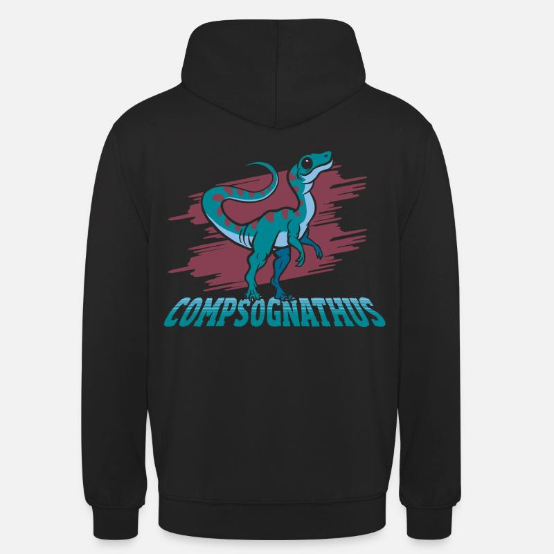 Compsognathus Dinosaur - Unisex Hoodie - Schwarz