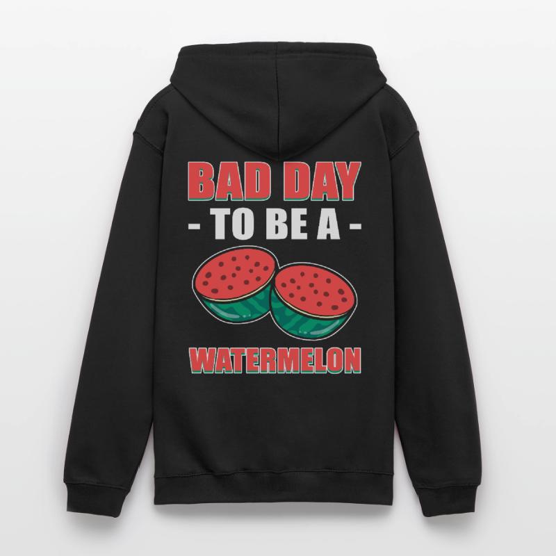 Pastèque Fruit Été Pastèque Tranche Verte Sweat-shirt à capuche unisexe