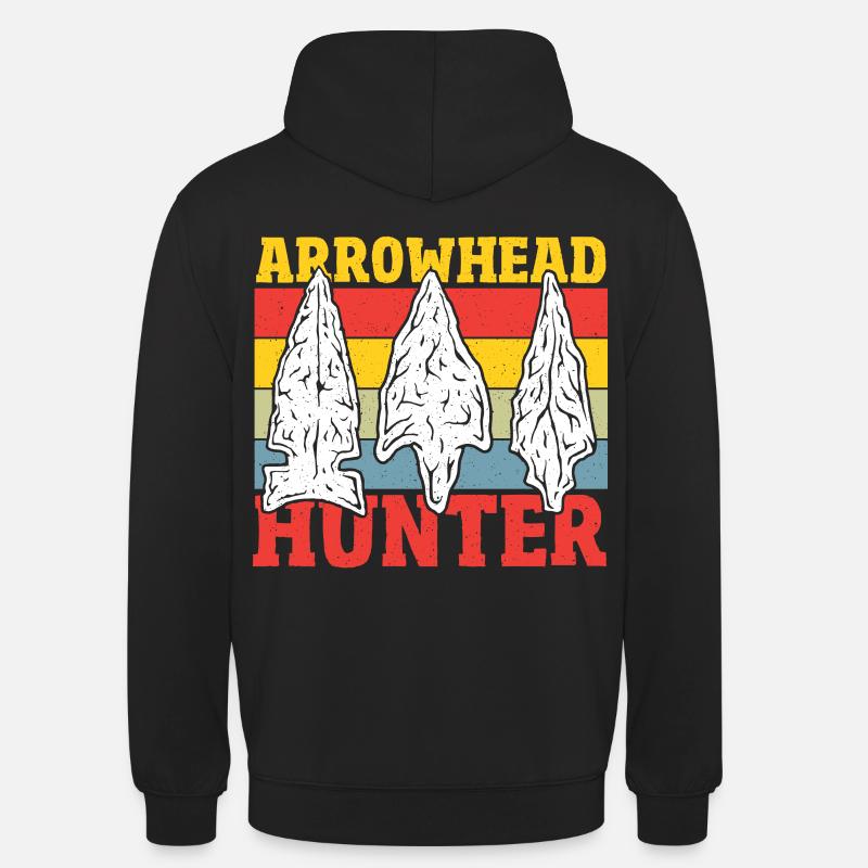 Pfeilspitzenjagd Pfeilspitzen-Jagd Pfeilspitzen-Sa - Unisex Hoodie - Schwarz