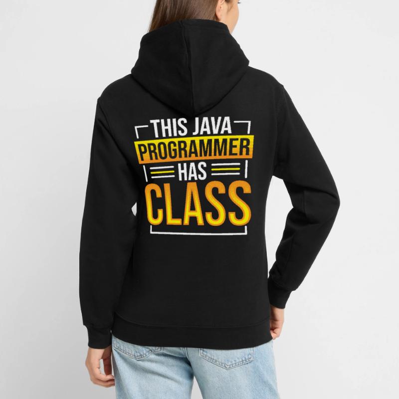 Ce programmeur Java a un codage de programmation de classe Sweat-shirt à capuche unisexe
