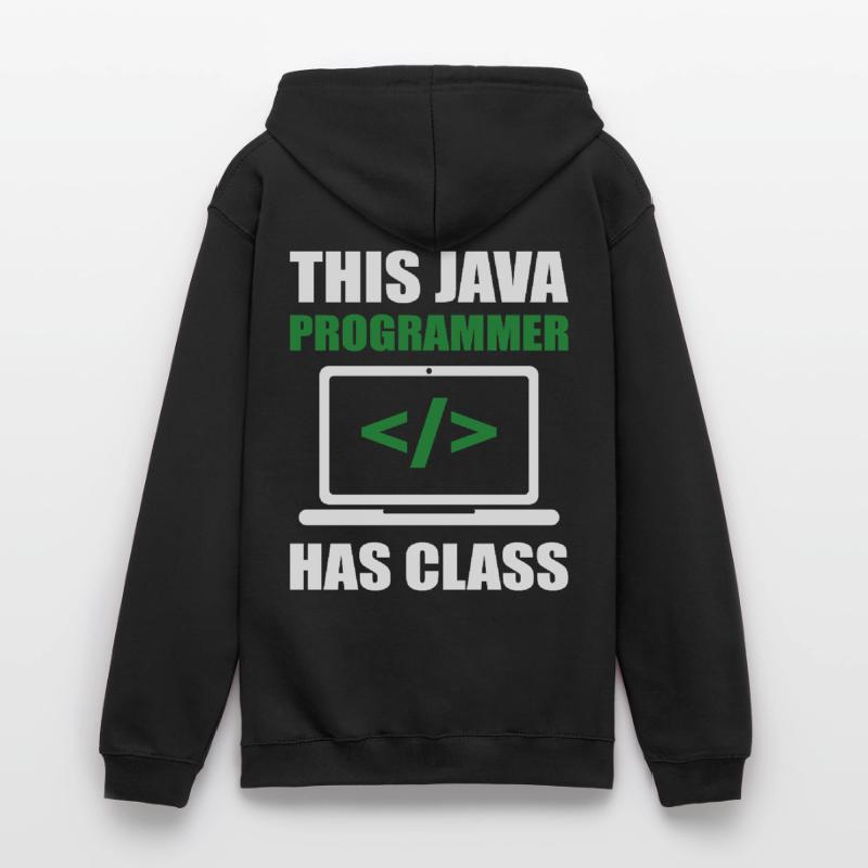 Ce programmeur Java a un codage de programmation de classe Sweat-shirt à capuche unisexe