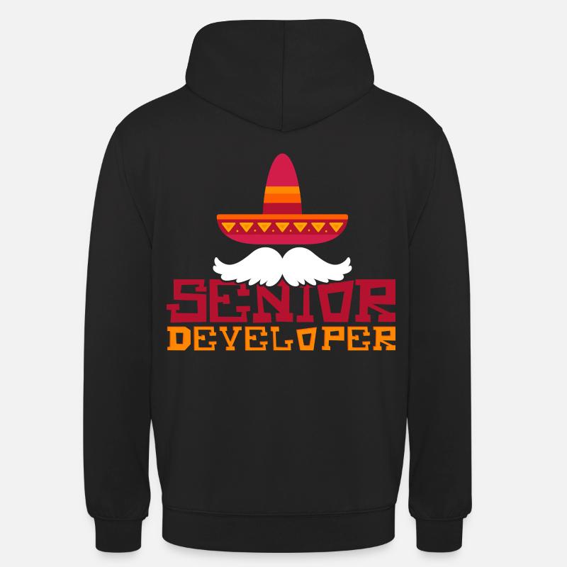 Senior Developer Programming Programmer - Unisex Hoodie - Schwarz