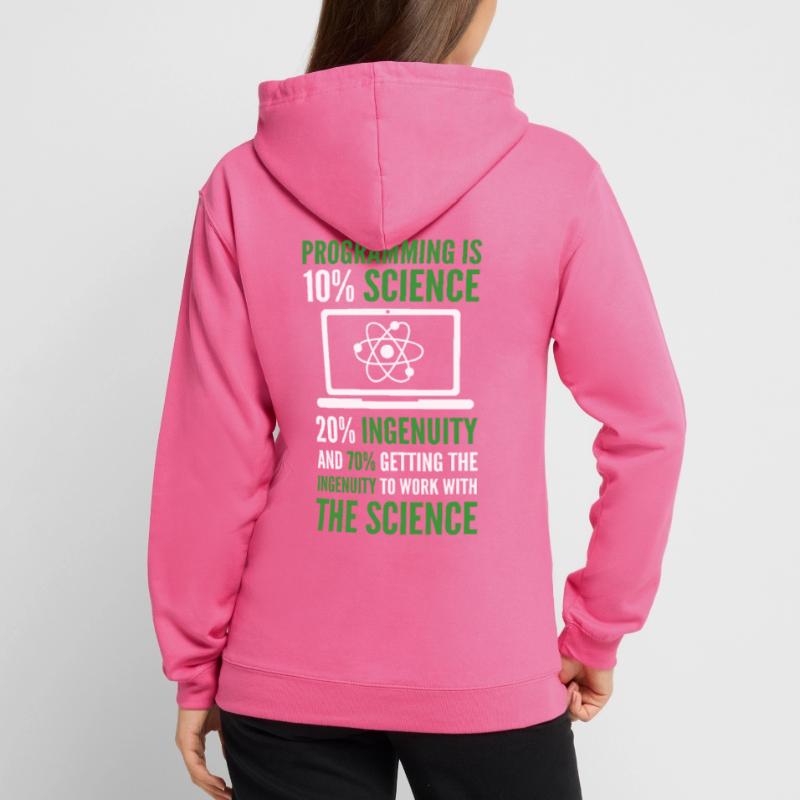 La programmation est Science Computer Developer Coding Sweat-shirt à capuche unisexe
