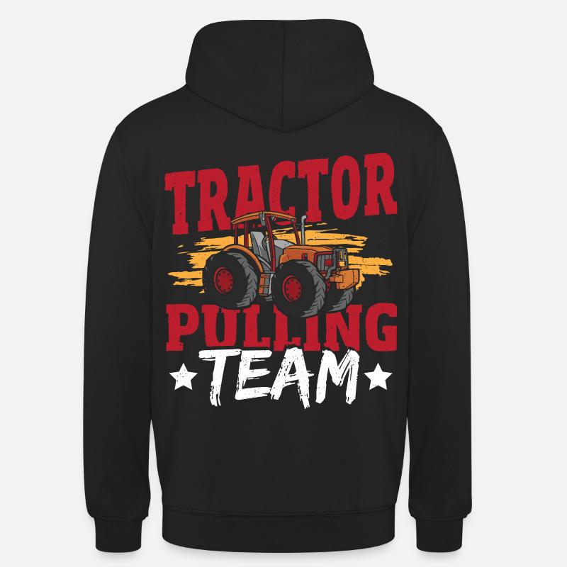 Tractor Pulling Team Tractor Puller Tractorpulling - Unisex Hoodie - Schwarz