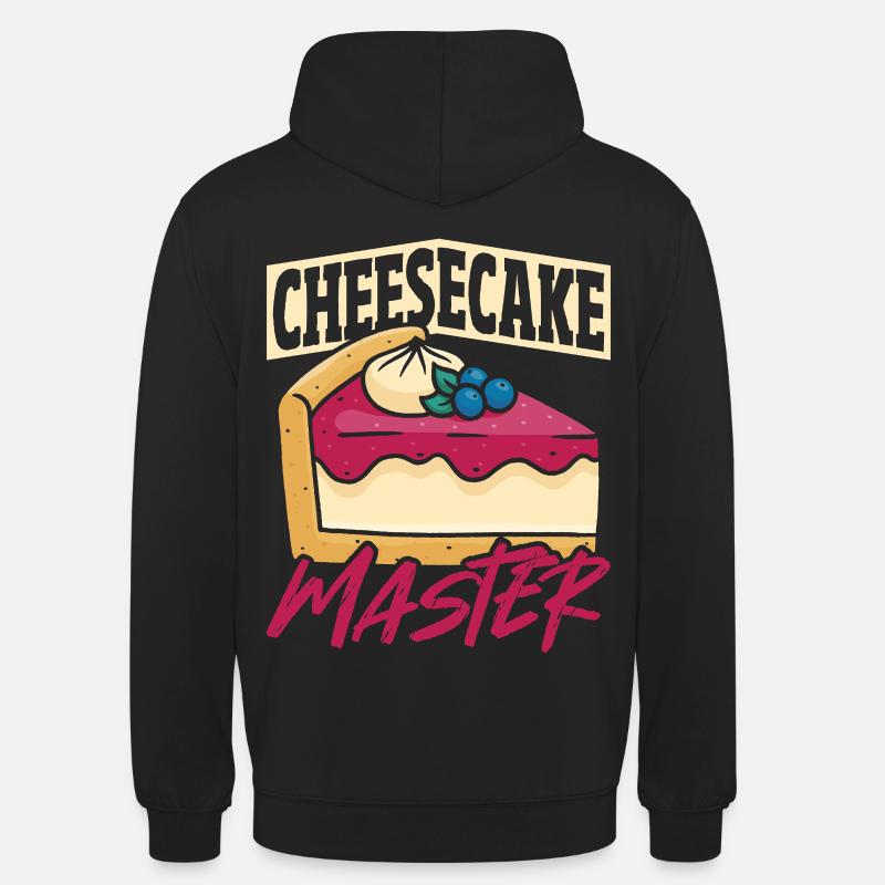 Cheese Eater Sweets Cheesecake - Unisex Hoodie - black