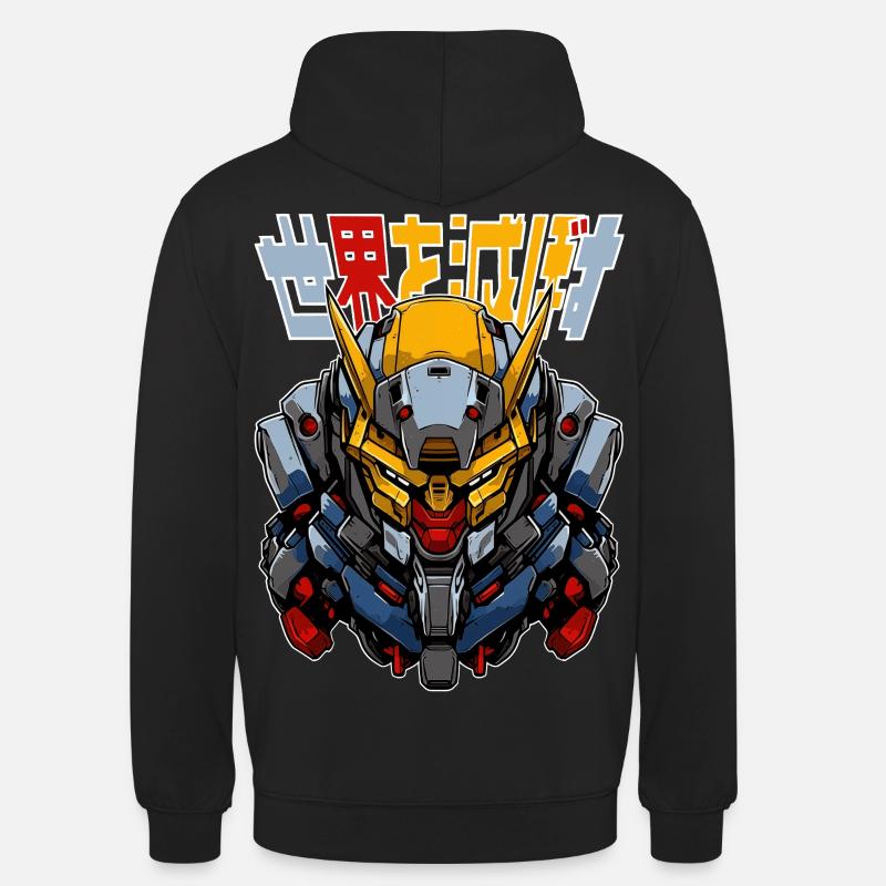 Robots d’anime ! - Sweat-shirt à capuche unisexe - noir
