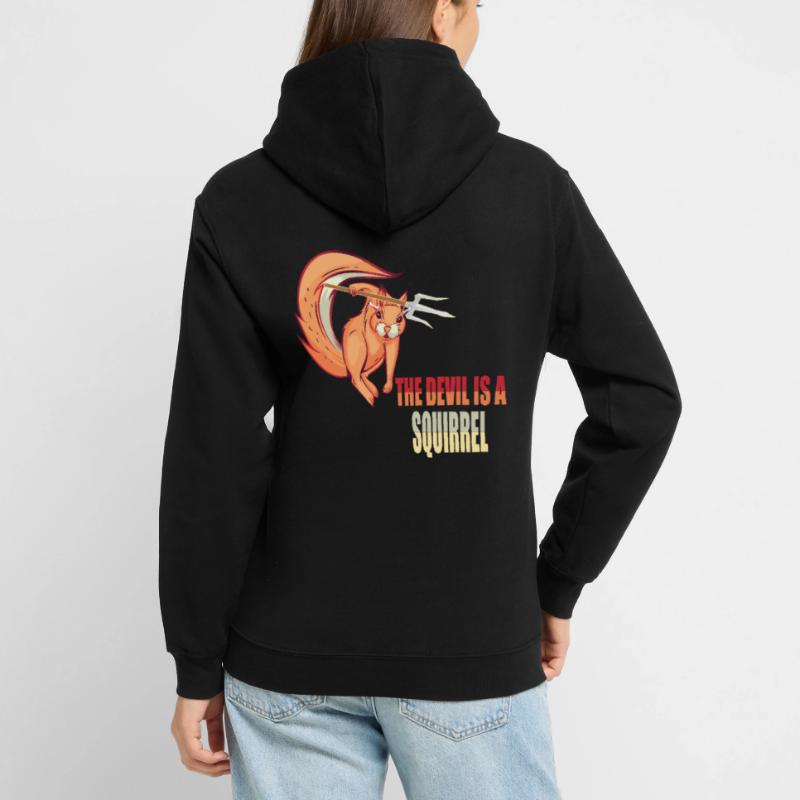 Der Teufel ist ein Eichhörnchen, Devil Squirrel Unisex Hoodie