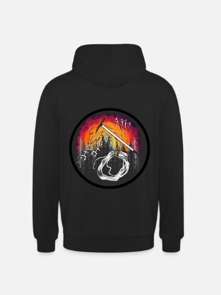 Mountaineering Mountaineering Mountaineering Climbing Mountains - Unisex Hoodie - black