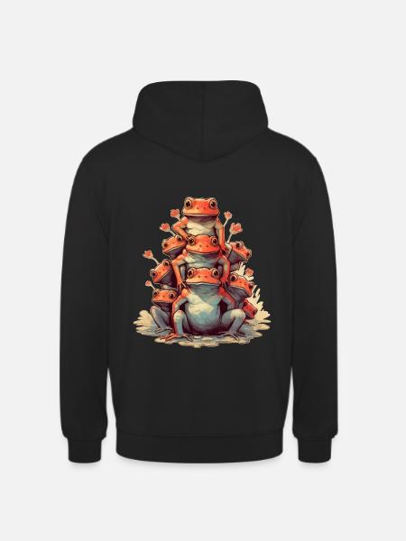 Frogs - Unisex Hoodie - black