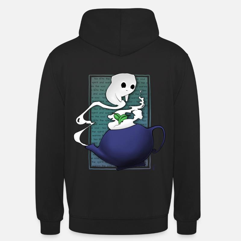 de théière - Sweat-shirt à capuche unisexe - noir
