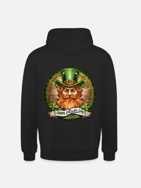 Joyeux Patricksday - Sweat-shirt à capuche unisexe - noir