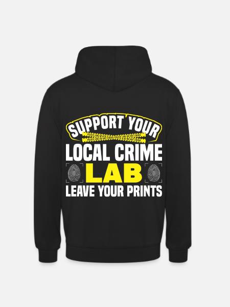 Gerichtsmediziner Forensiker Forensik - Unisex Hoodie - Schwarz