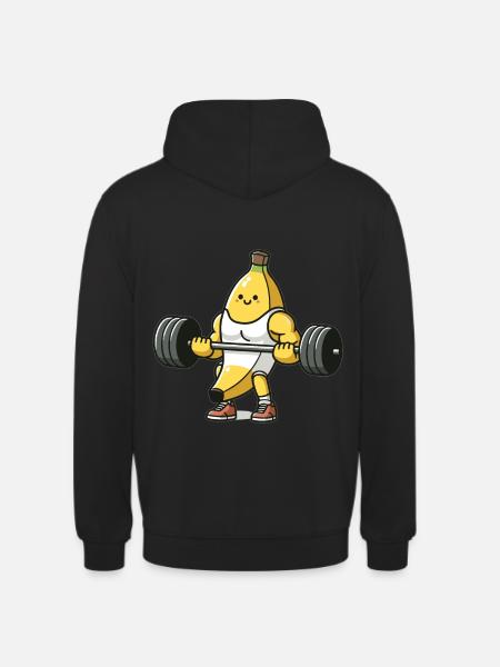 Banana Bodybuilding - Unisex Hoodie - black