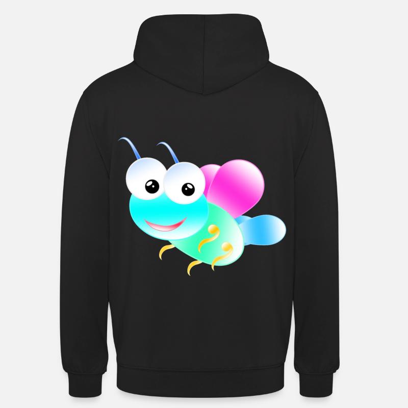 Papillon pastel - Sweat-shirt à capuche unisexe - undefined