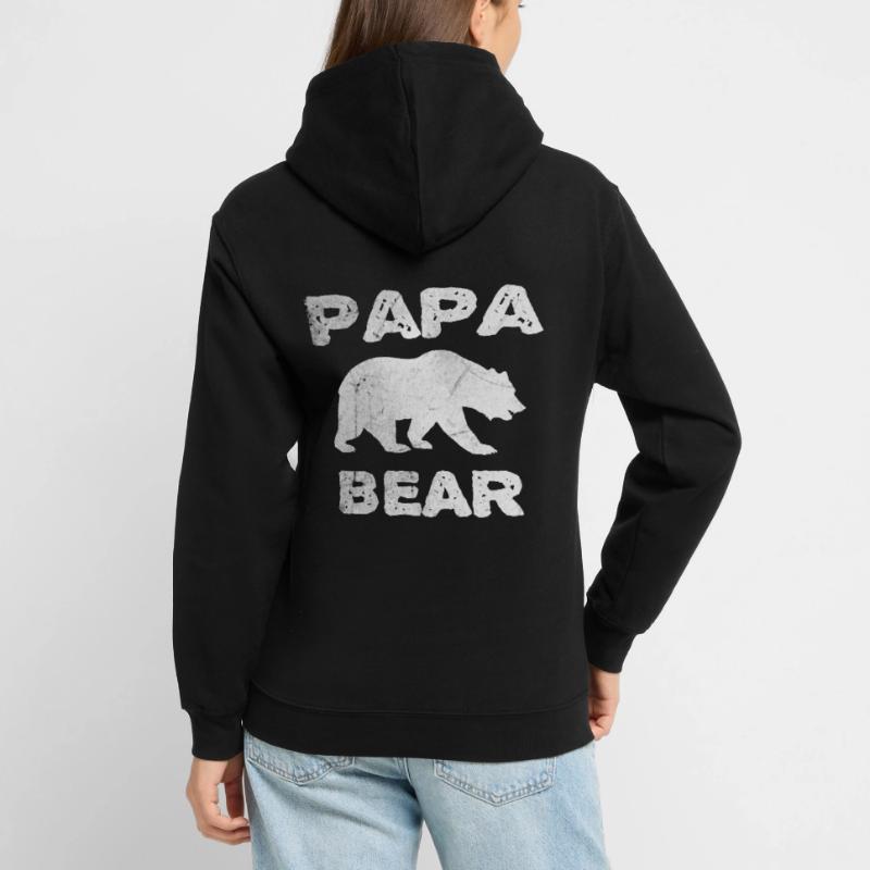 Papa Bär - Geschenk Vatertag oder Geburtstag Unisex Hoodie