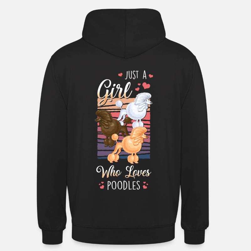 Caniche Disant - Sweat-shirt à capuche unisexe - noir