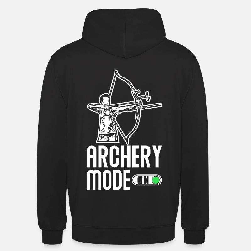 Bogenschießen Spruch lustig - Unisex Hoodie - Schwarz