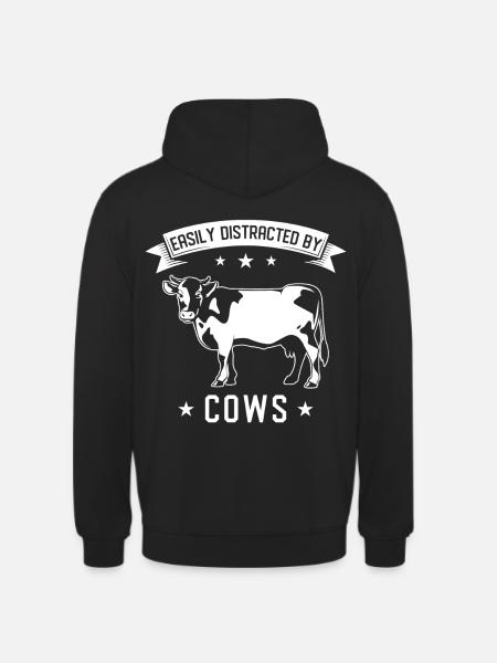 Kuh Kühe Spruch - Unisex Hoodie - Schwarz