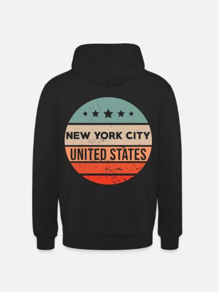 New York NY - Unisex Hoodie - black