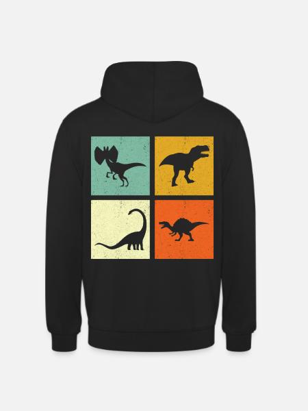 Dino Dinosaur - Unisex Hoodie - black