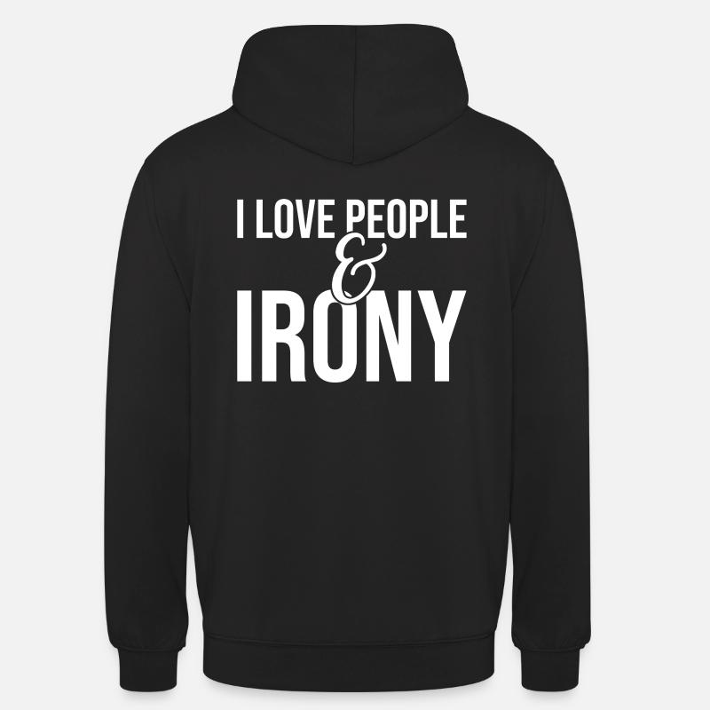 I hate people - Unisex Hoodie - black