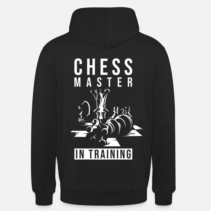 Échecs d’échecs Cadeau - Sweat-shirt à capuche unisexe - noir