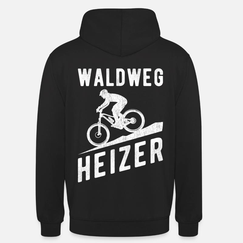 Downhill Waldweg Heizer - Unisex Hoodie - Schwarz