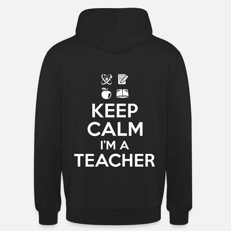 Keep Calm Lehrer - Unisex Hoodie - Schwarz