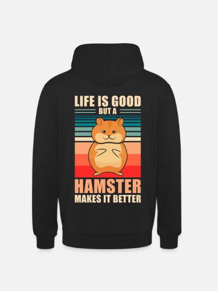 Hamster - Unisex Hoodie - black
