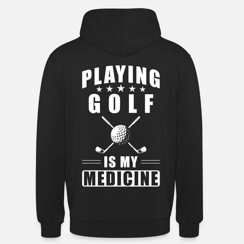 Golf - Unisex Hoodie - Schwarz