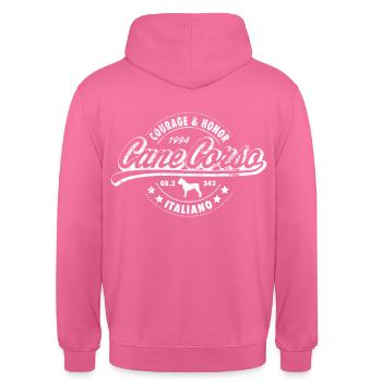 Cane Corso - Unisex Hoodie - Pink - Hinten - Michal (187cm)