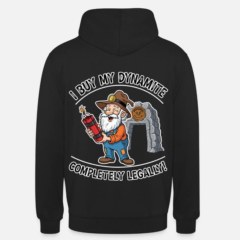 Dynamit-Miner ! - Unisex Hoodie - Schwarz