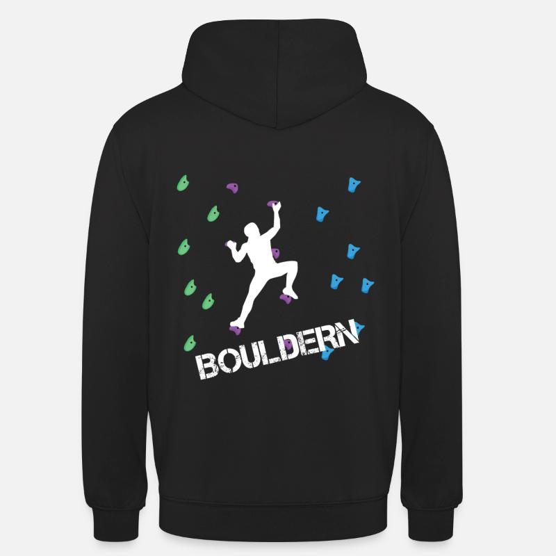 Bouldern escalade escalade - Sweat-shirt à capuche unisexe - noir