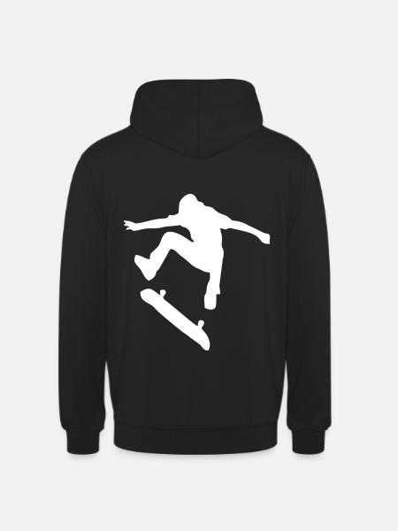 Skater Skateboard Skating - Unisex Hoodie - black