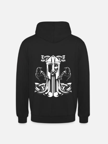 Mjölnir Hugin & Munin - Unisex Hoodie - Schwarz