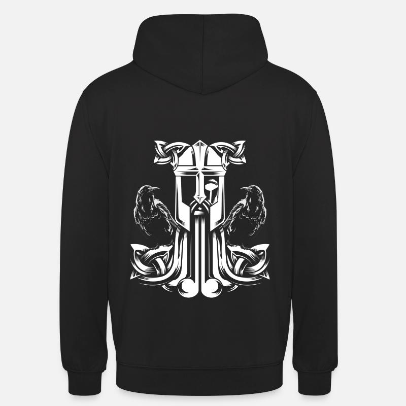 Mjölnir Hugin & Munin - Unisex Hoodie - Schwarz