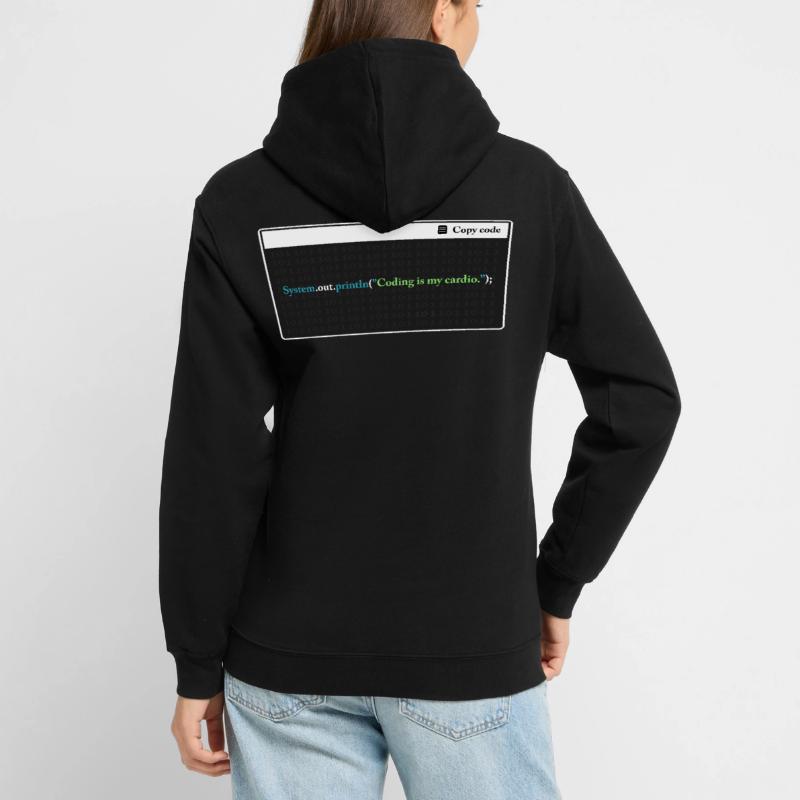 Coding Is My Cardio Funny Programming Computer Cod Unisex Hoodie