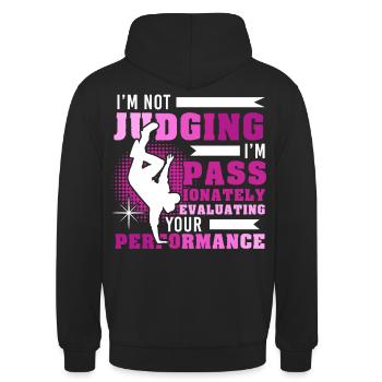 Retro Hip Hop Dancer Dancing Dance Teacher - Unisex Hoodie - Schwarz - Hinten - Michal (187cm)