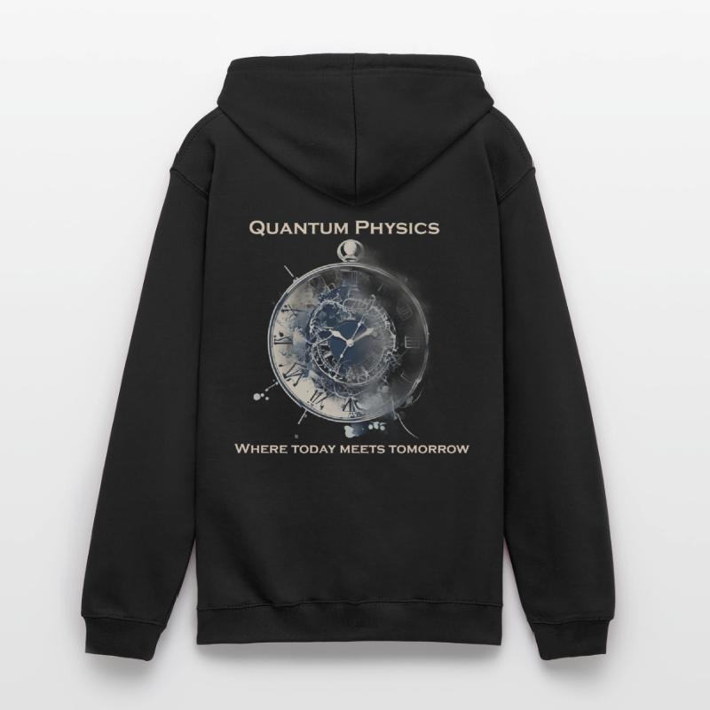 Clock uncertainty relation, quantum physics Unisex Hoodie
