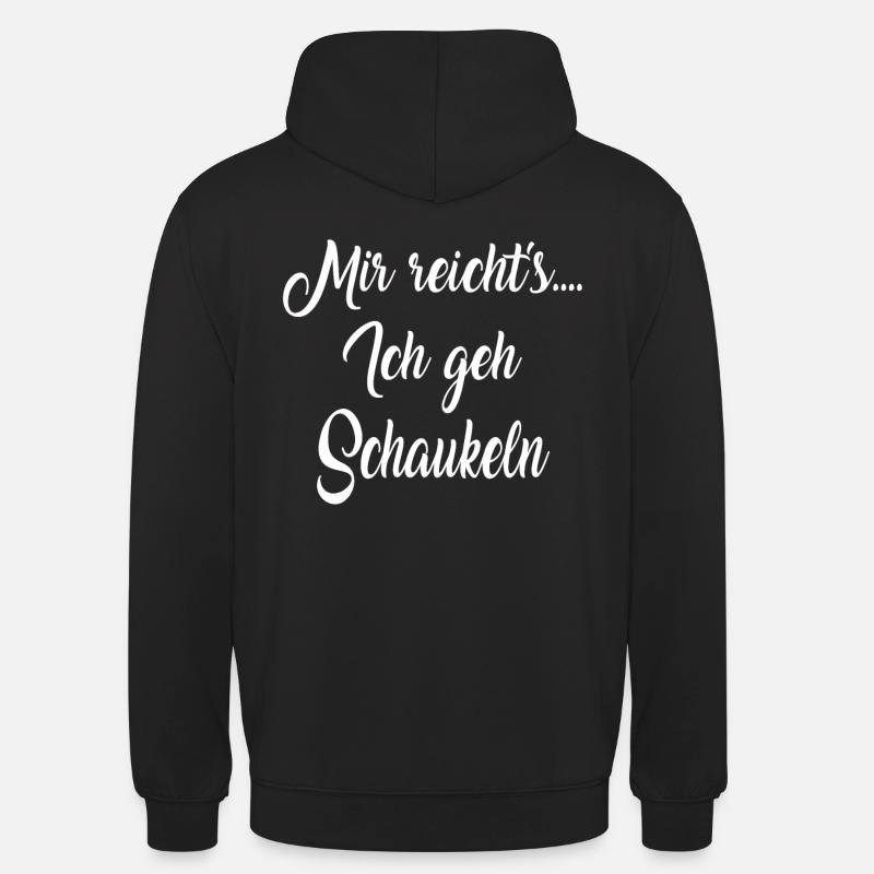 Je vais me balancer - Sweat-shirt à capuche unisexe - noir